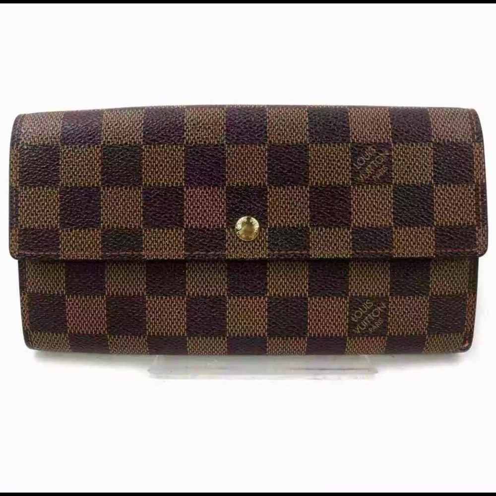⚡️Hot Sale⚡️LouisVuitton Long Wallet Portefeuille Sarah Damier